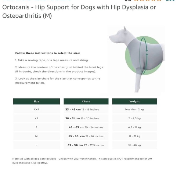 Ortocanis Hip Support for Dog - Picture 4 of 15